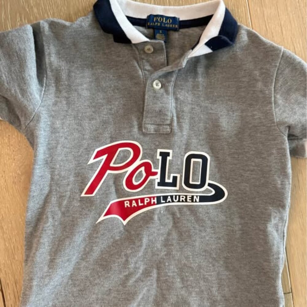 Polo Shirt – Size 5 – Red/White/Blue/Gray